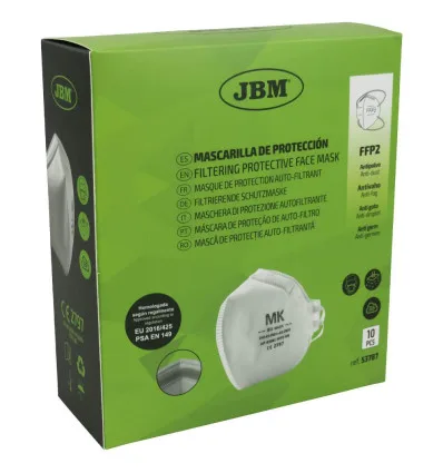 Masque de protection auto-filtrant ffp2 anti-moule