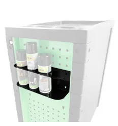 Porta-cilindro aérosol per carrello attrezzi