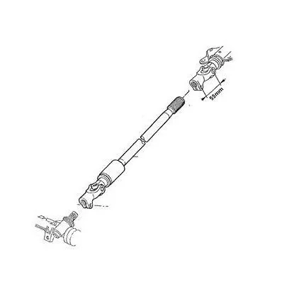 Articulation de direction sur colonne pour Peugeot 205 - 309