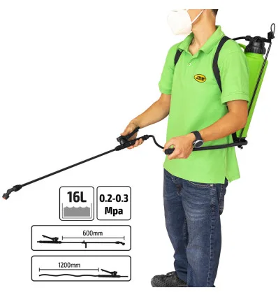 Pulverizzatore industriale a zaino 16l