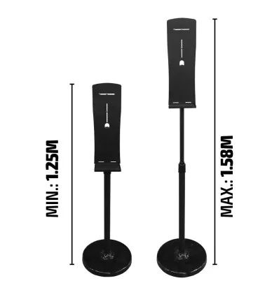 Support pour distributeur automatique de gel
