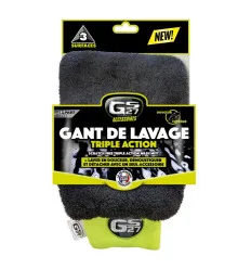 Gant de lavage triple action