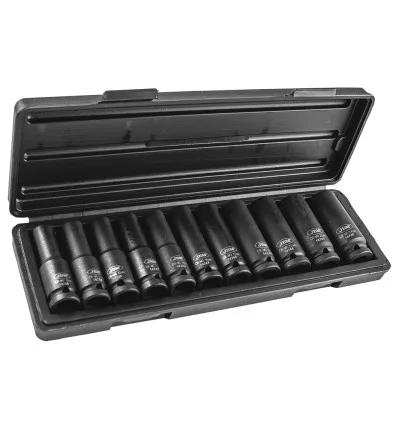 Kit di 11 teste a percussione esagonali a 12 lati 1/2"