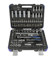 Coffret de douilles 108 pièces 6 pans - chrome