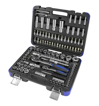 Coffret de douilles 108 pièces 6 pans - chrome