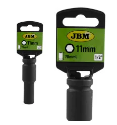 Douille impact 6 pans longue 1/2 11mm