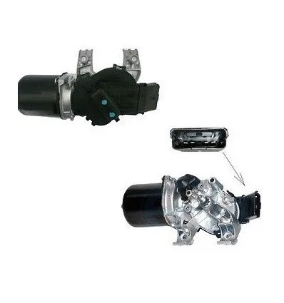 Moteur d'essuie-glace avant pour Renault Clio 3 Mégane 2 Nissan Note Qashqai