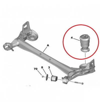 Citroen C4 Picasso Rear Shock Absorber