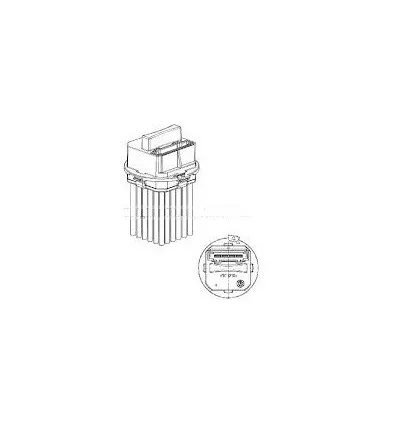 Element de commande résistance de chauffage climatisation pour Citroën C3 C4 C5 C6 Ds3