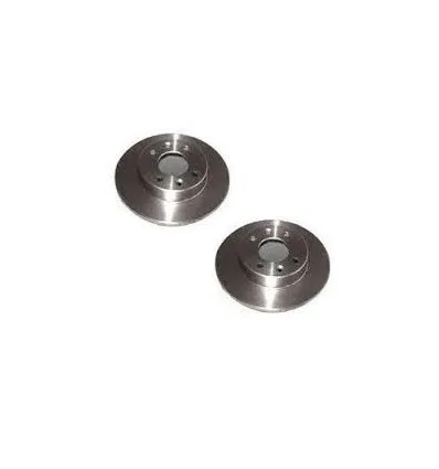 Jeu de 2 Disques de frein Plein pour Renault Clio super 5 Express Dacia Logan