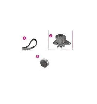 Kit distribution et pompe a eau Peugeot 106 205 306 309 Partner Citroen Ax Zx Xsara Berlingo 1.4 T.U