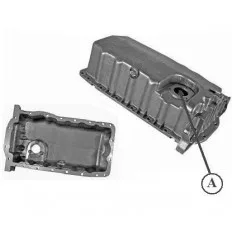 Carter d'huile moteur avec emplacement sonde pour Audi Seat Skoda Volkswagen Golf