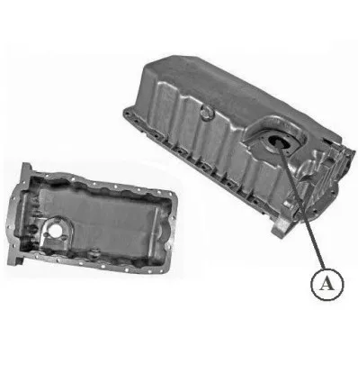 Carter d'huile moteur avec emplacement sonde pour Audi Seat Skoda Volkswagen Golf