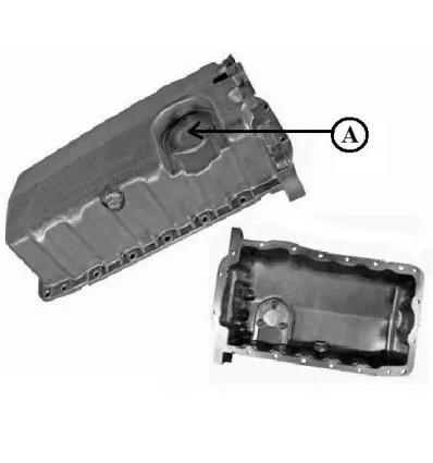 Carter d'huile moteur aluminium pour Audi Volkswagen Škoda 2.0 tDi après 2003