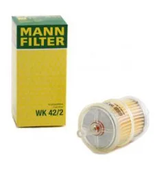 Filtre à carburant Mann filter WK 42/2 pour Citroën Fiat Innocenti Peugeot Piaggio Renault Skoda