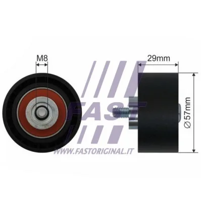 Poulie renvoi/transmission courroie de distribution compatible pour Fiat Alfa Romeo Lancia