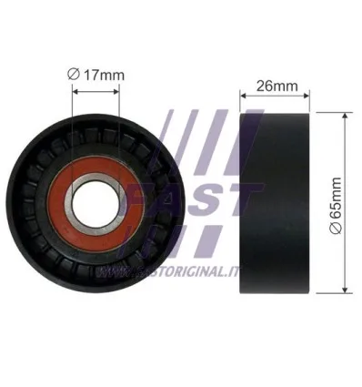 Poulie-tendeur courroie trapézoïdale à nervures compatible pour Suzuki Opel Fiat Vauxhall chevrolet Alfa Romeo