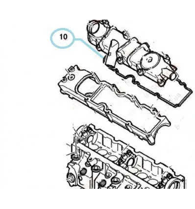 Joint de cache culbuteur superieur Citroen Berlingo Jumpy Fiat Scudo Peugeot 206 306 Expert Partner 1.9 D DW8