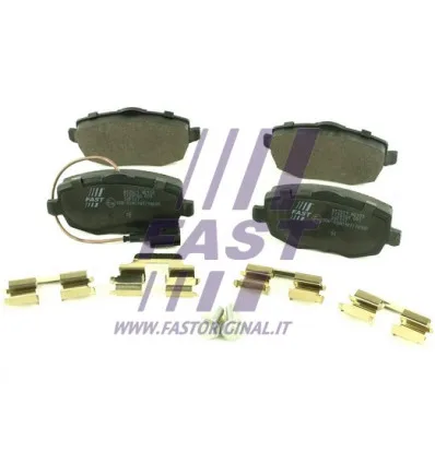 Brake pad kit compatible with Lancia