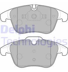 Jeu plaquettes de frein avant Delphi LP2165 pour Citroën C5 Peugeot 407 508