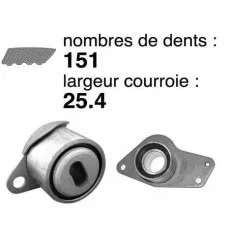 Kit distribution pour Renault Clio Kangoo Express 1.9D Diesel