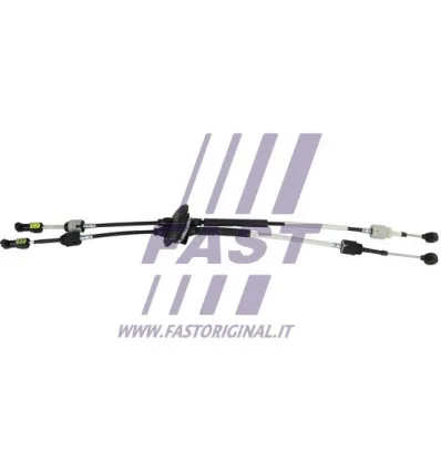 Gear lever cable for manual gearbox compatible with Citroën Peugeot