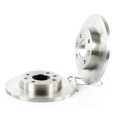 Jeu de 2 Disques de frein Plein pour Renault Clio super 5 Express Dacia Logan