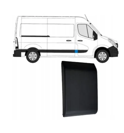 Baguette de protection latérale Fast FT90951G pour Nissan Opel Renault