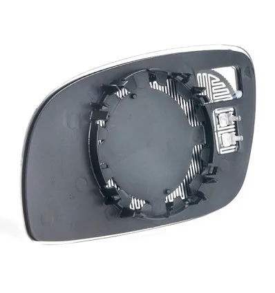 Verre de rétroviseur extérieur droit TYC 337-0165-1 pour Volkswagen Touran 1