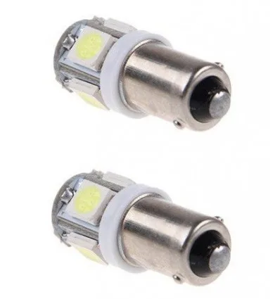 2 xenon effect led night light bulbs T11 BA9S