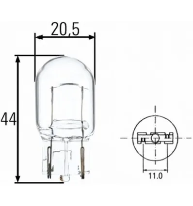 W21w bulb