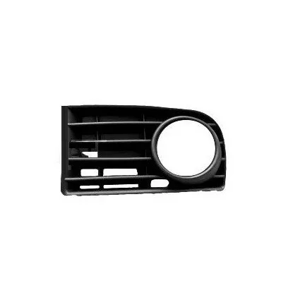 Front left bumper grille Vw Golf 5 with anti fog location