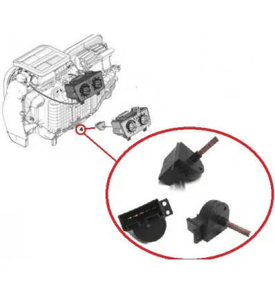 Heating control Citroen Boxer Fiat Ducato Peugeot Boxer
