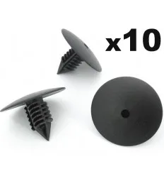 10 Clips de pare boue pour Renault Clio Kangoo Laguna Mégane Scénic Twingo