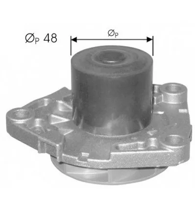 Pompe à eau Alfa pour Fiat Opel 1.9 2.4 JTD CDTi 120cv 150cv