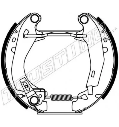 Kit frein premonté pour Peugeot 205