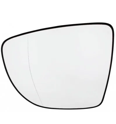 Left mirror glass with support Renault Clio 4 Captur