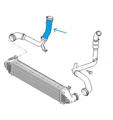 Durite de turbo Renforce pour Ford Galaxy Mondeo S-Max 2.2 TdCi