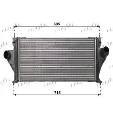 Radiateur echangeur de Refroidissement turbo Peugeot 406 2.2 Hdi