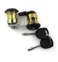 2 Barillets serrures de porte avant avec cles pour Ford Fiesta Ka Courier