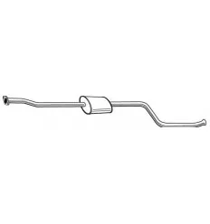 Silencieux central pour Citroën Xsara Peugeot 306