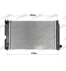 Radiateur refroidissement moteur pour Toyota Avensis Corolla 2.0 D-4D