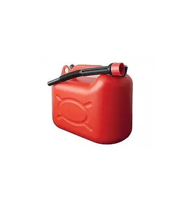 Red plastic jerry can 5L container