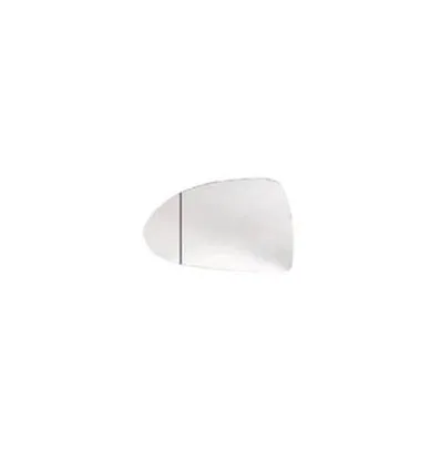 Mirror glass to stick left Opel Corsa D