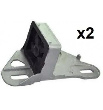 2 Silents Bloc support silencieux d Echappement Renault Clio 2