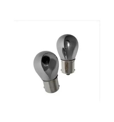 2 Bulbs P21W S25 12V 21W BA15s Chrome