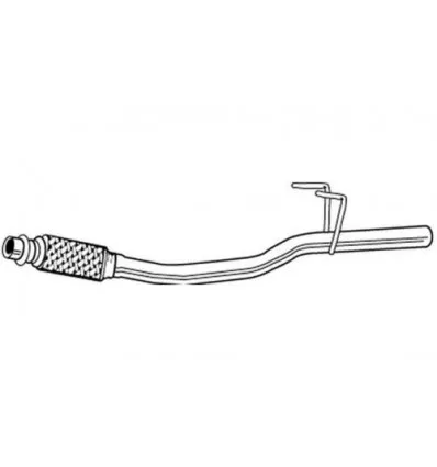 Peugeot 206 1.4 Hdi intermediate exhaust pipe