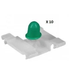 10 Clips panneau de porte pour Volkswagen Golf 3