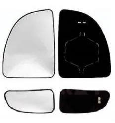 Glaces de rétroviseur supérieure avec inférieure gauche pour Citroën Jumper Fiat Ducato Peugeot Boxer 1999-2001
