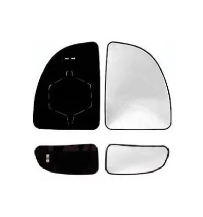 Glaces de rétroviseur supérieure avec inférieure droit pour Citroën Jumper Fiat Ducato Peugeot Boxer 1999-2001